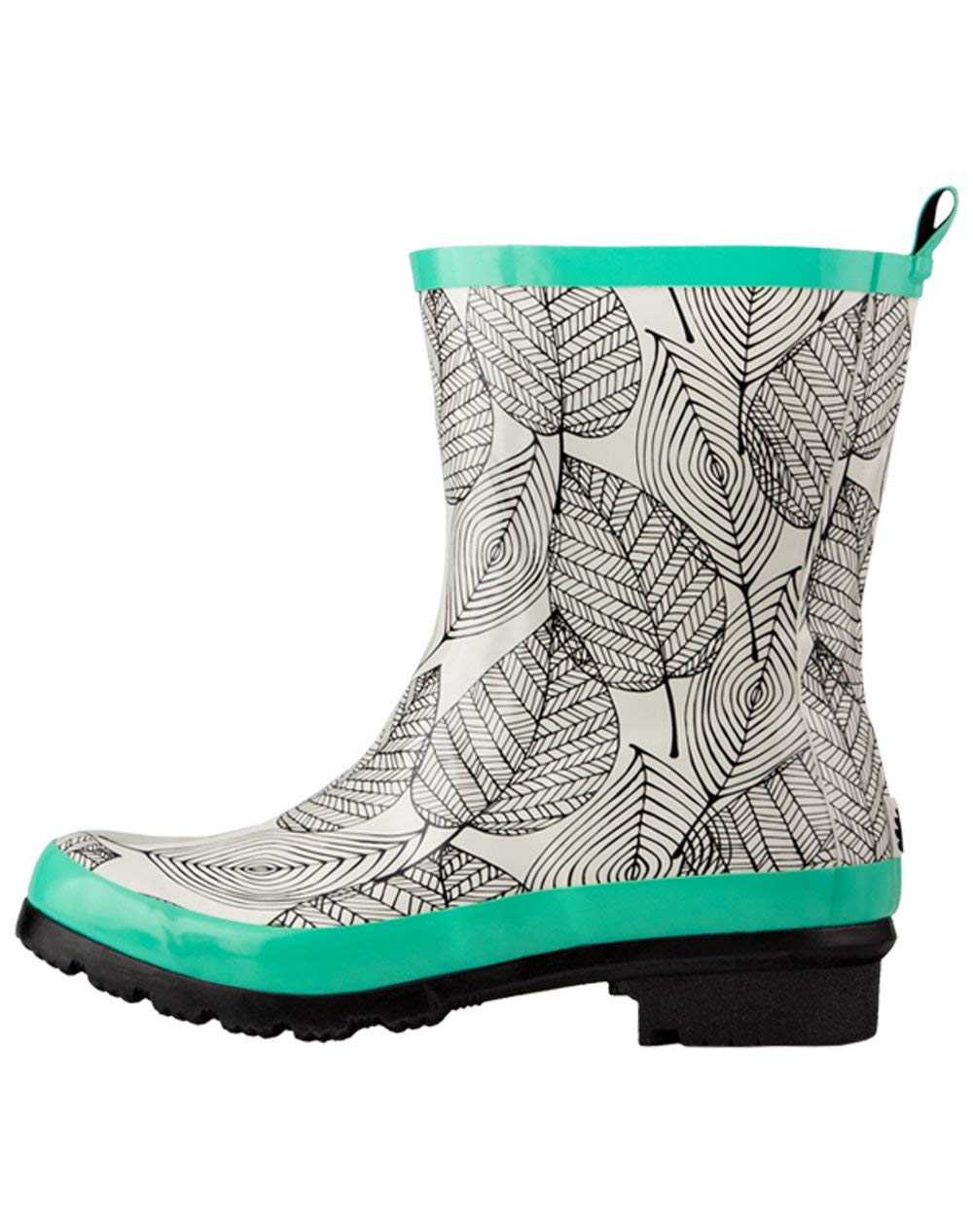 Oakiwear OAKI Women's Noxon Rubber Rain Boots, | Ankle Boot Wellies - Gardening boots