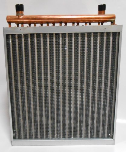 18x18 Water to Air Heat Exchanger Hot Water Coil Outdoor Wood Furnace