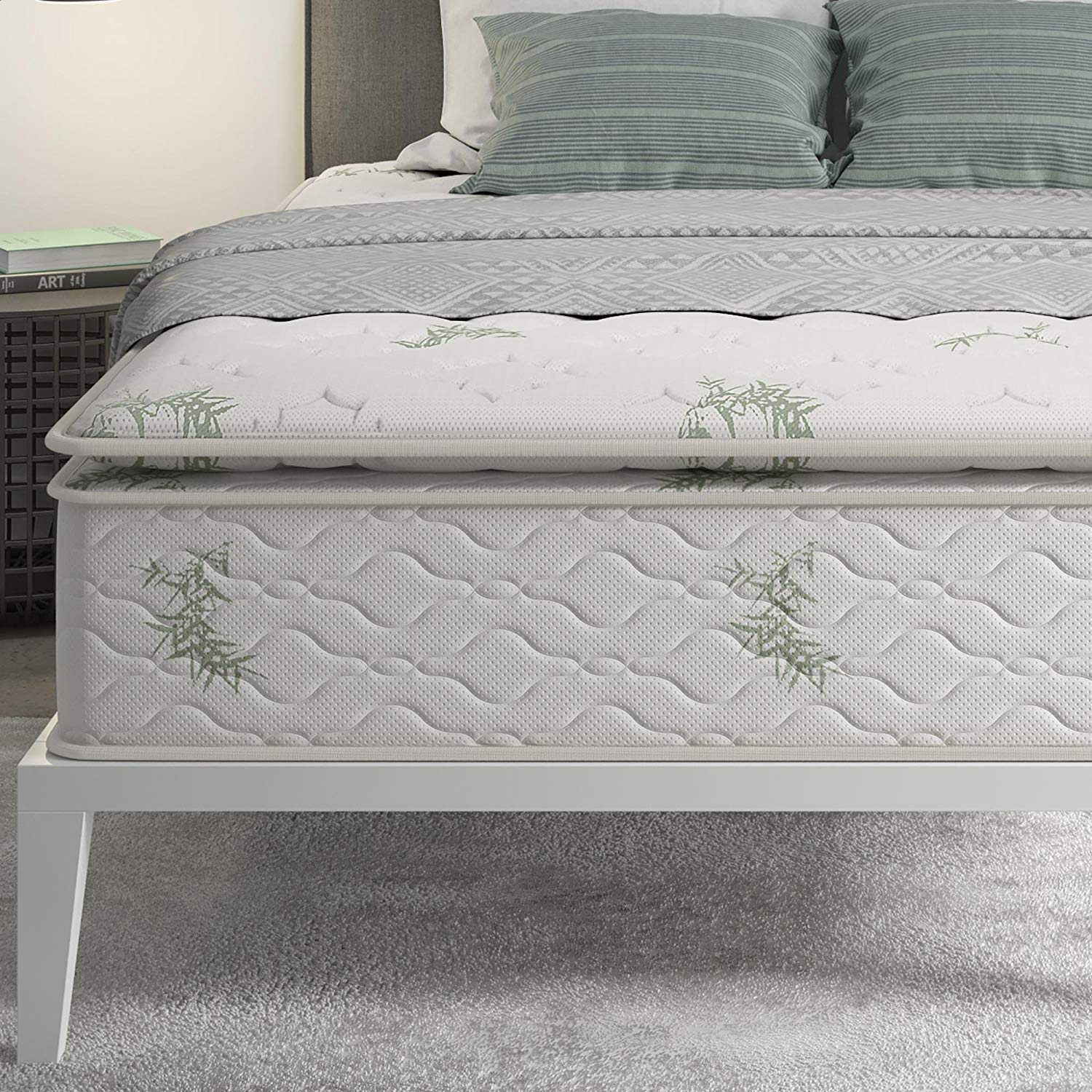 Signature Sleep 13 inch Pillow-Top Independently Encased Coil Mattress for Added Comfort, Full