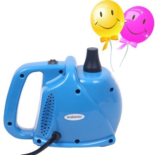 Signstek Electric Portable Household Air Blower Electric Balloon Air Pump Inflator with 15000pa Single Nozzle 700L/min Air Volume