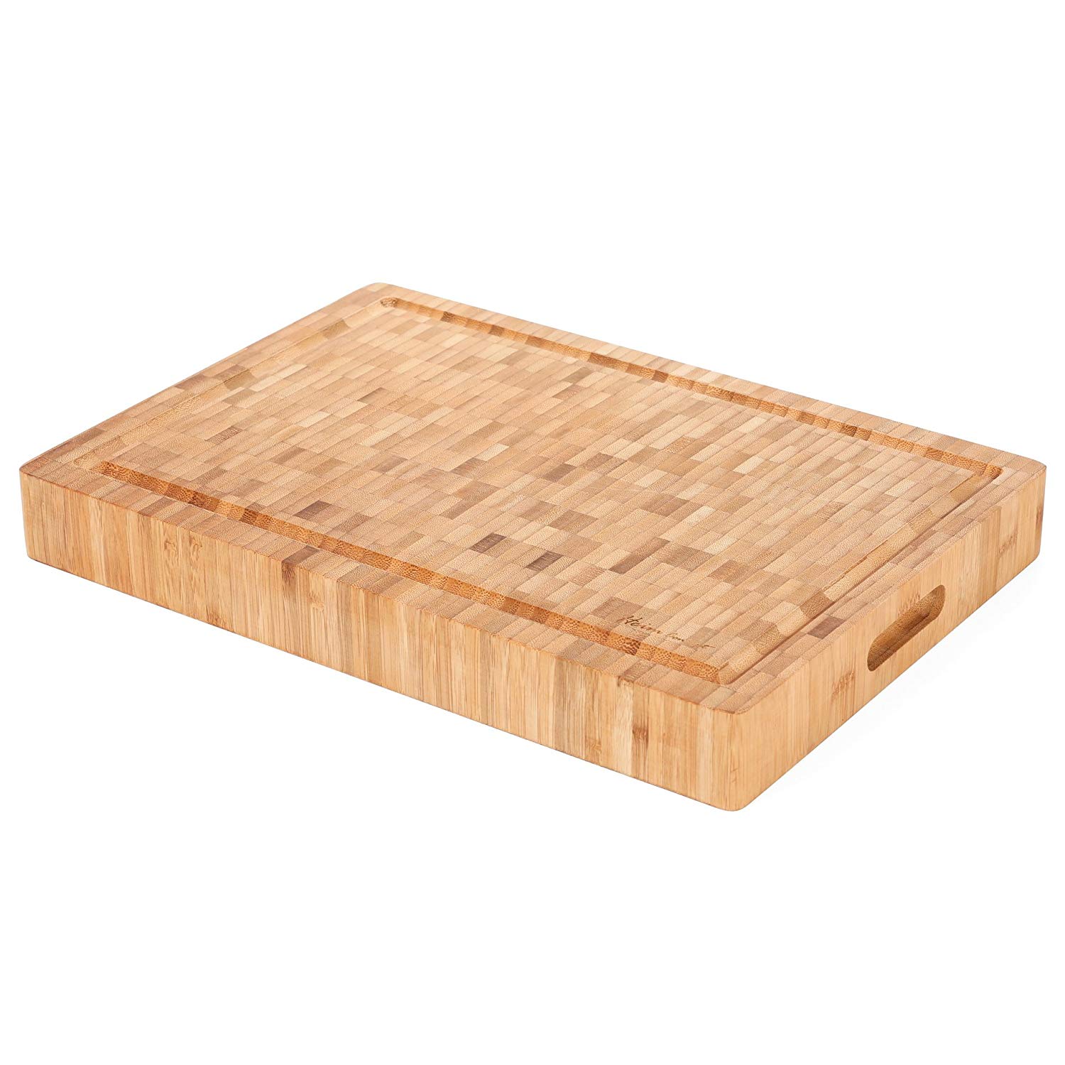 Heim Concept 1PC Premium Large Organic Bamboo Butcher Block Chopping Board Cutting Board