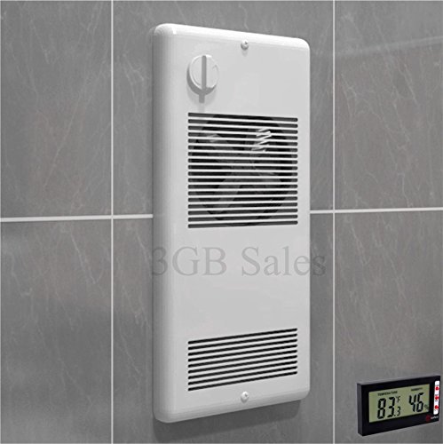 High-Quality Bathroom Wall Heater & Free Thermometer Bundle: Heats up to 150 sq