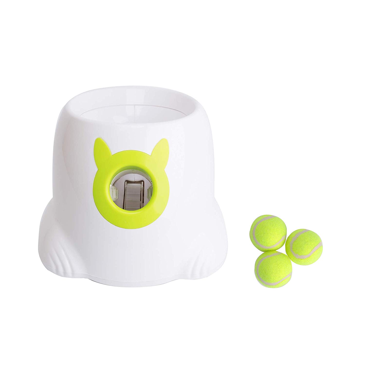 KARMAS PRODUCT Interactive Ball Launcher for Dogs with Tennis Balls,Tennis Ball Throwing Machine for Trainning