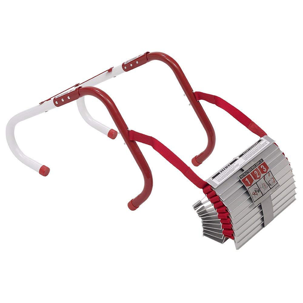 Kidde 468093 KL-2S Two-Story Fire Escape Ladder with Anti-Slip Rungs, 13-Foot