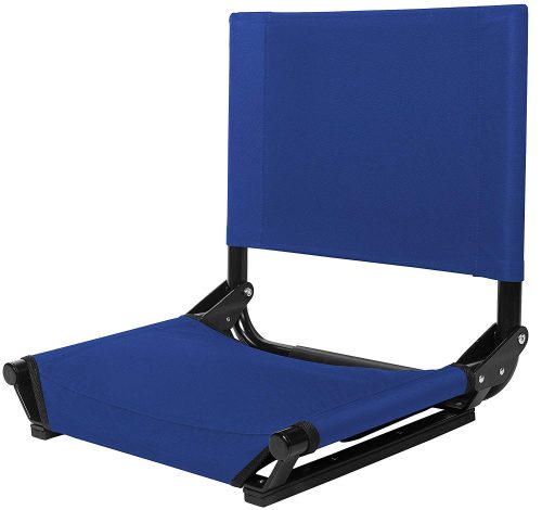 Cascade Mountain Tech Portable Extra Wide Folding Steel Stadium Seats for Bleachers