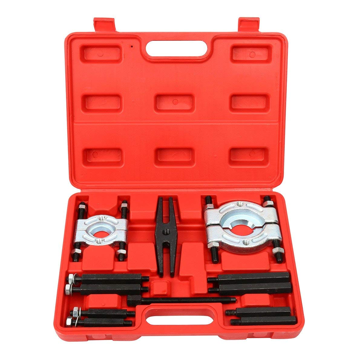 8MILELAKE 12pcs bearing Splitter Gear Puller Fly Wheel Separator Set Tool Kit