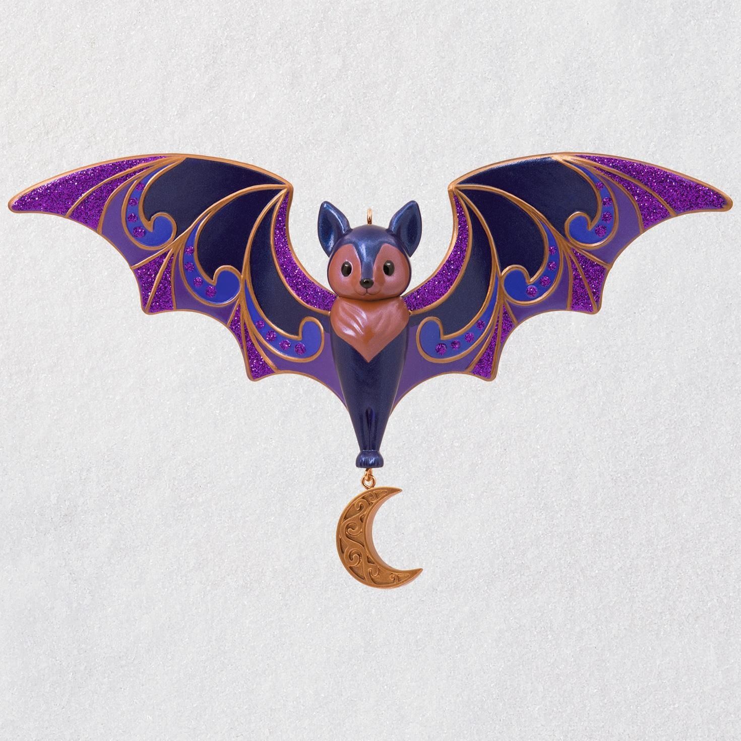 Bewitching Bat Halloween Ornament