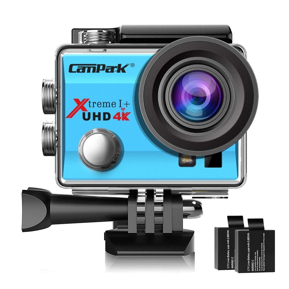 Campark ACT74 4K WiFi Action Camera (Blue)