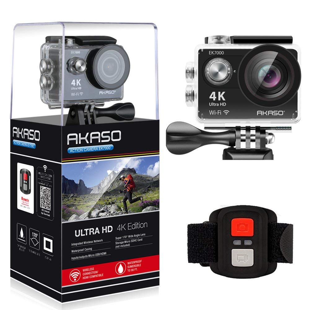 AKASO EK7000 Ultra HD 12 MP 4K WIFI Sports Action Camera