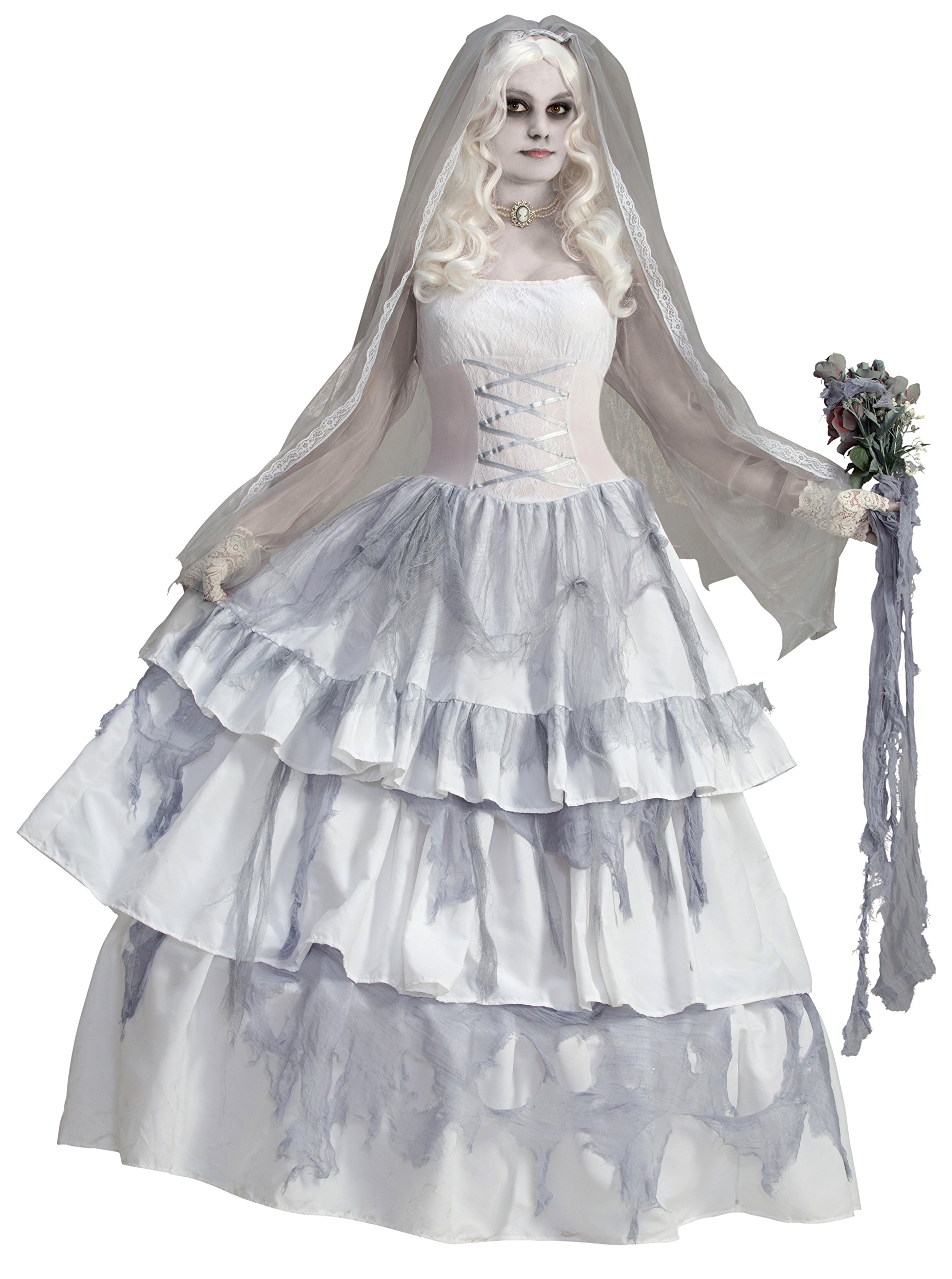 Forum Novelties Women's Deluxe Victorian Ghost Bride Costume - Halloween Costumes for Women