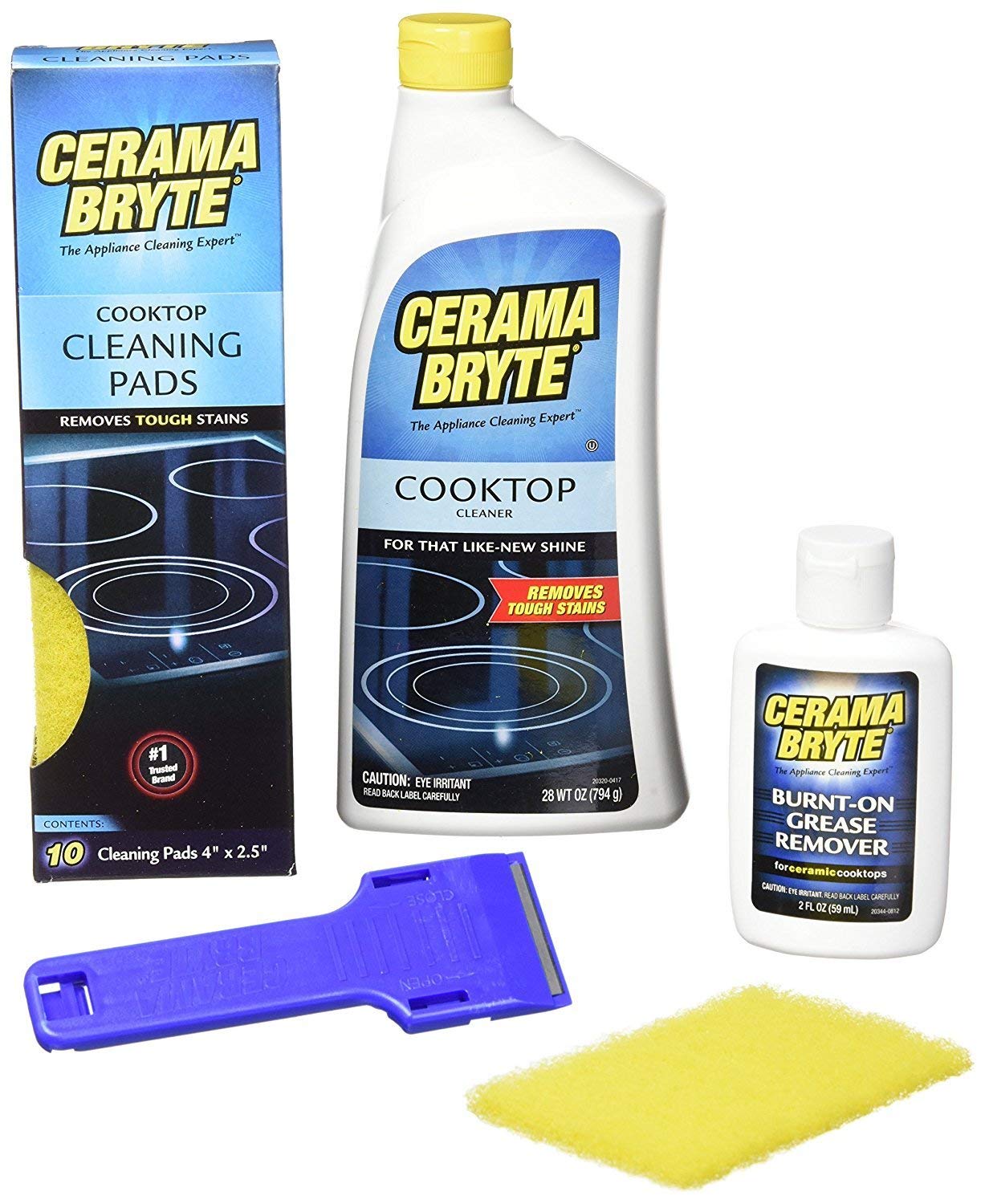 CeramaBryte Best Value Kit: Ceramic Cooktop Cleaner