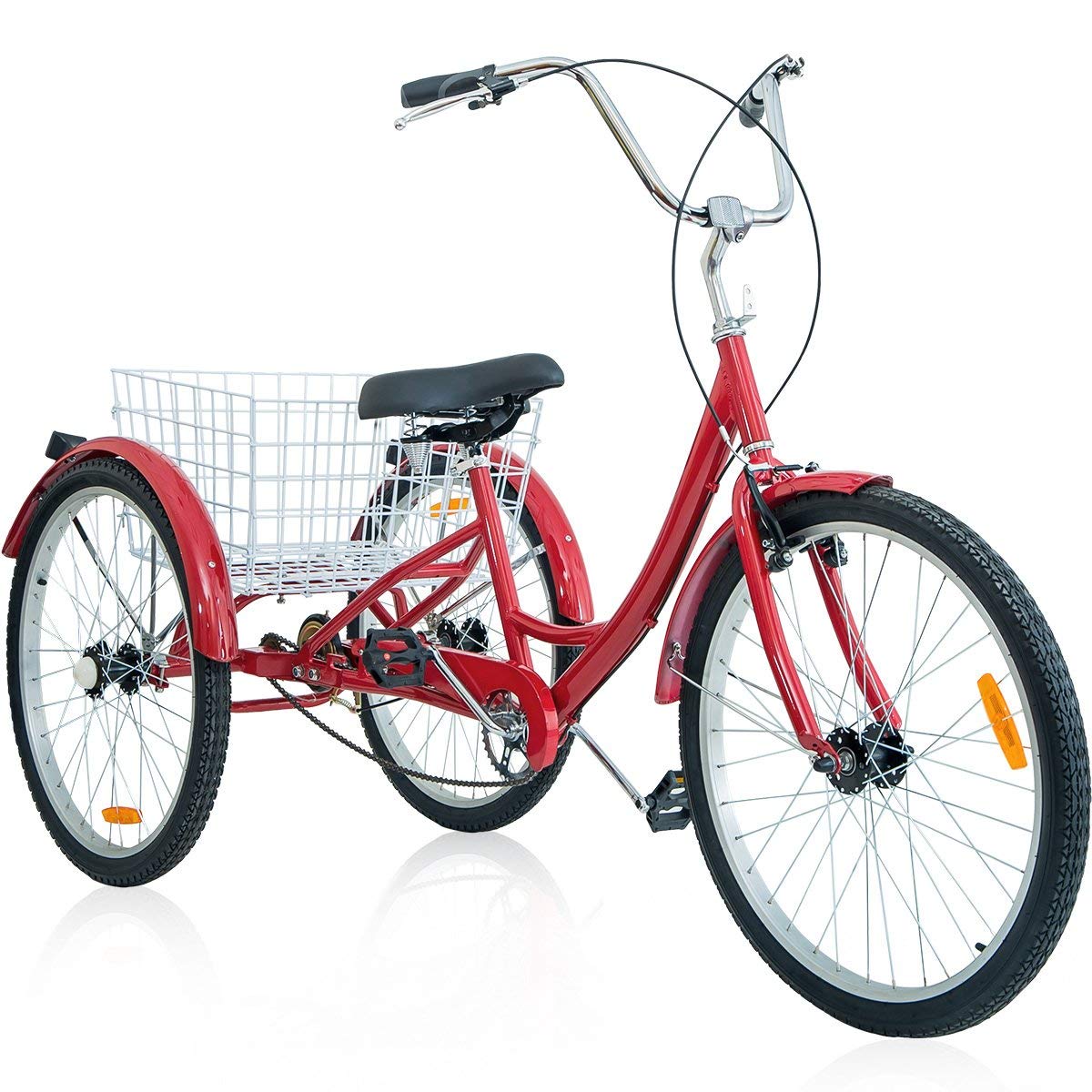 Merax 26 Inch 3 Wheel Bike Adult Tricycle Trike Cruise Bike