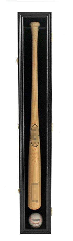 2 Baseball Bat Display Case Rack Cabinet Holder 