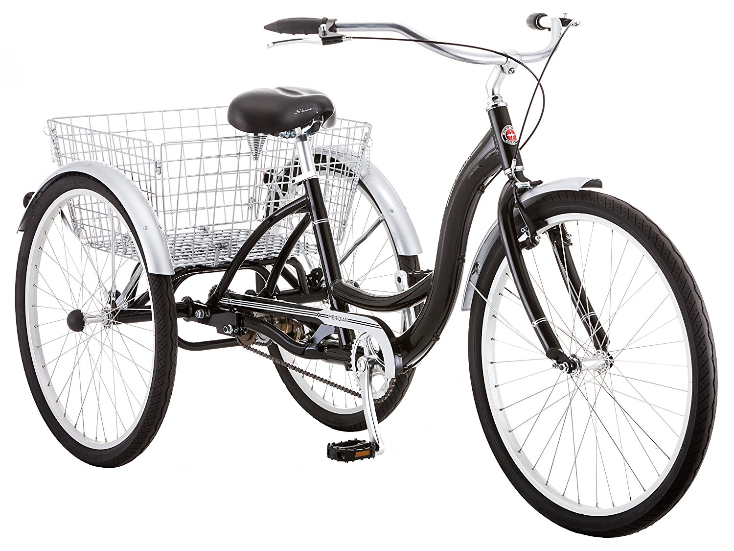  Schwinn Meridian Full-Size Adult Tricycle 26 wheel size Bike Trike