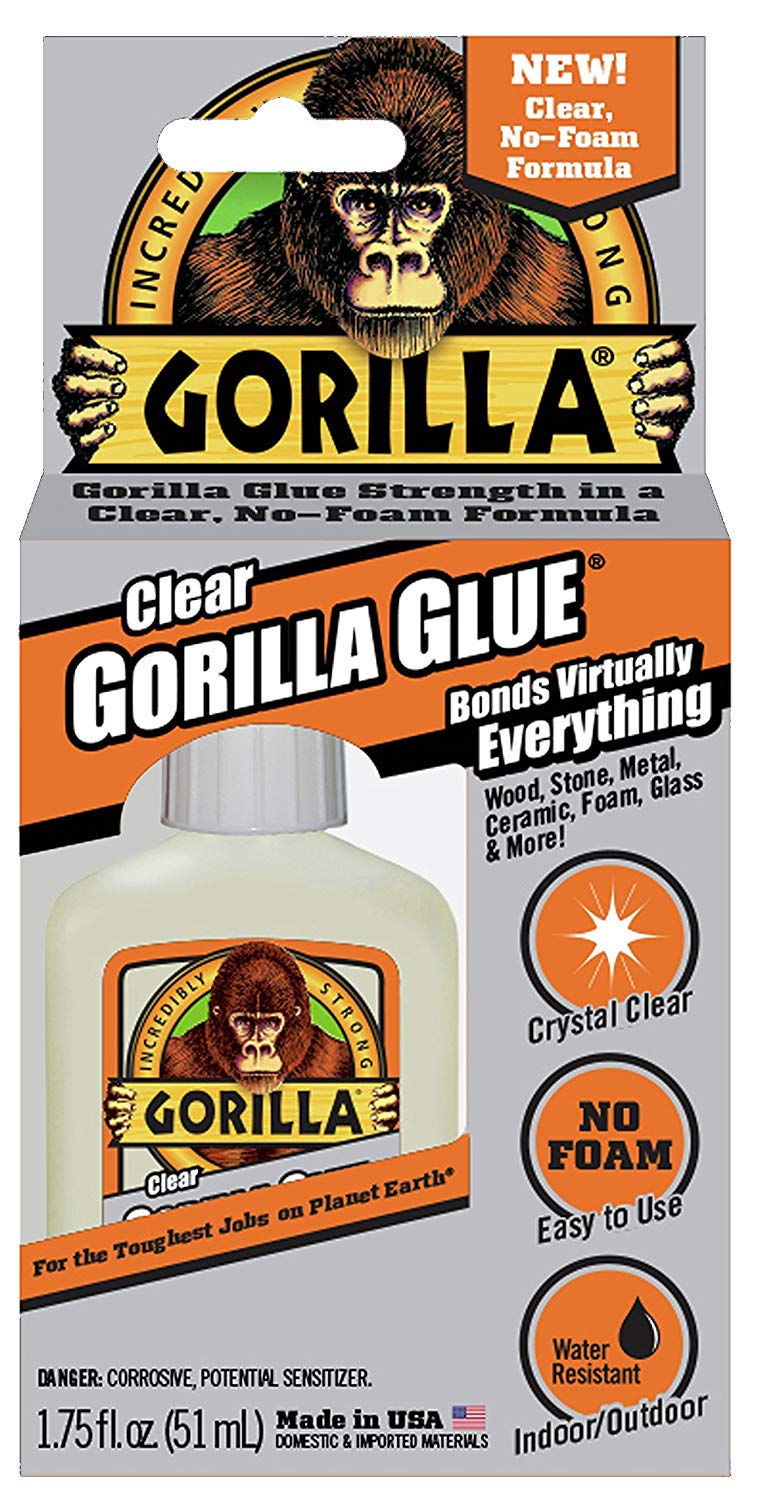 Gorilla 4500104 Clear Glue 1.75 Oz., Clear