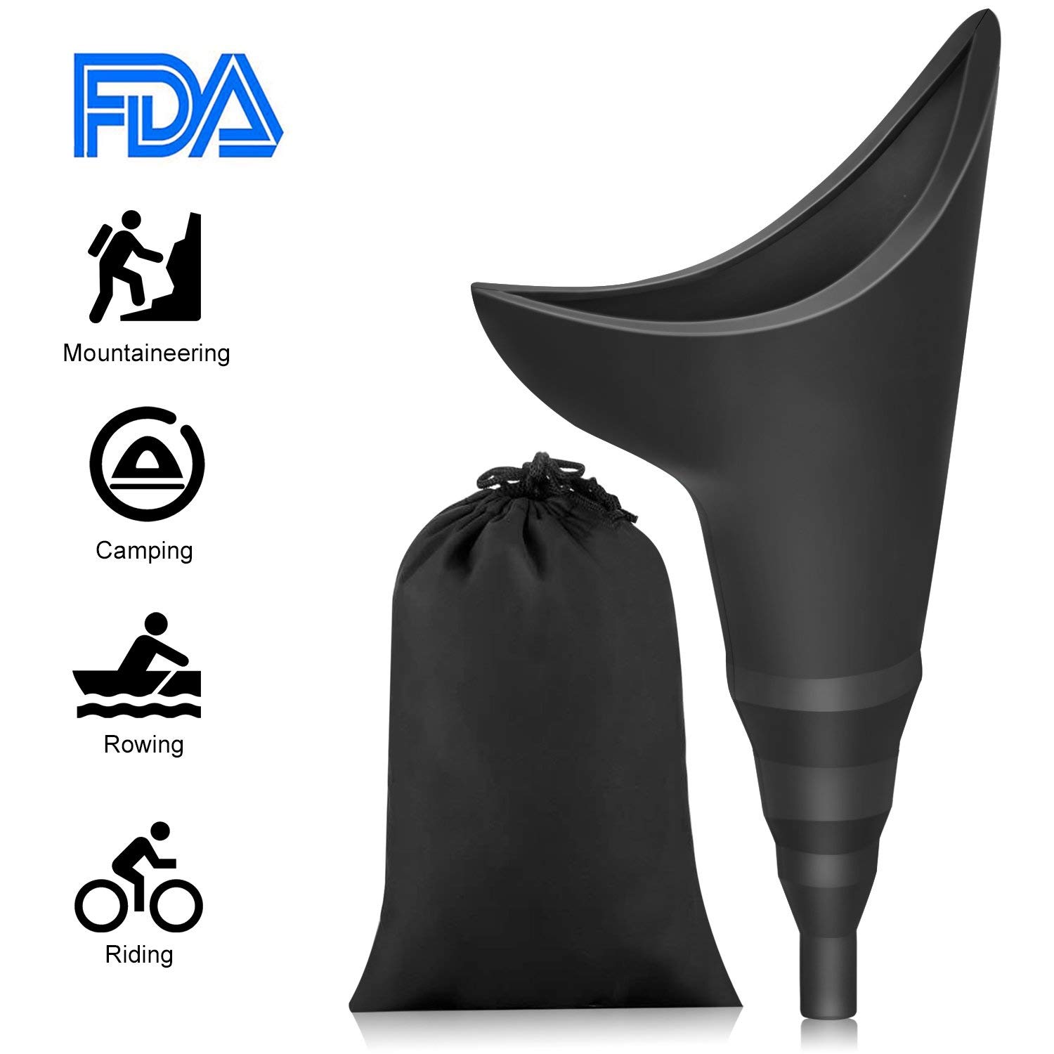 Female Urination Device - GAOYA Portable Urinal Device for Women Pee Standing Up