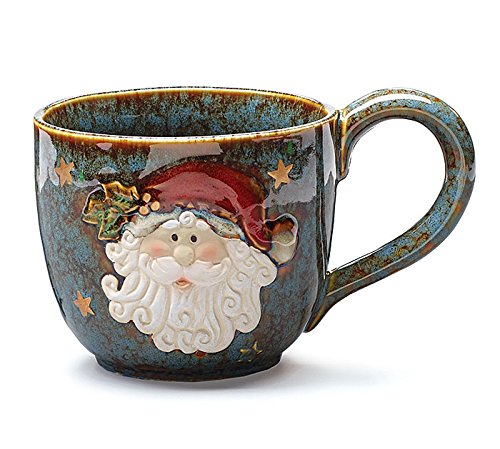 Large Santa Clause 30 Oz Christmas Soup Mug for Holiday Dining