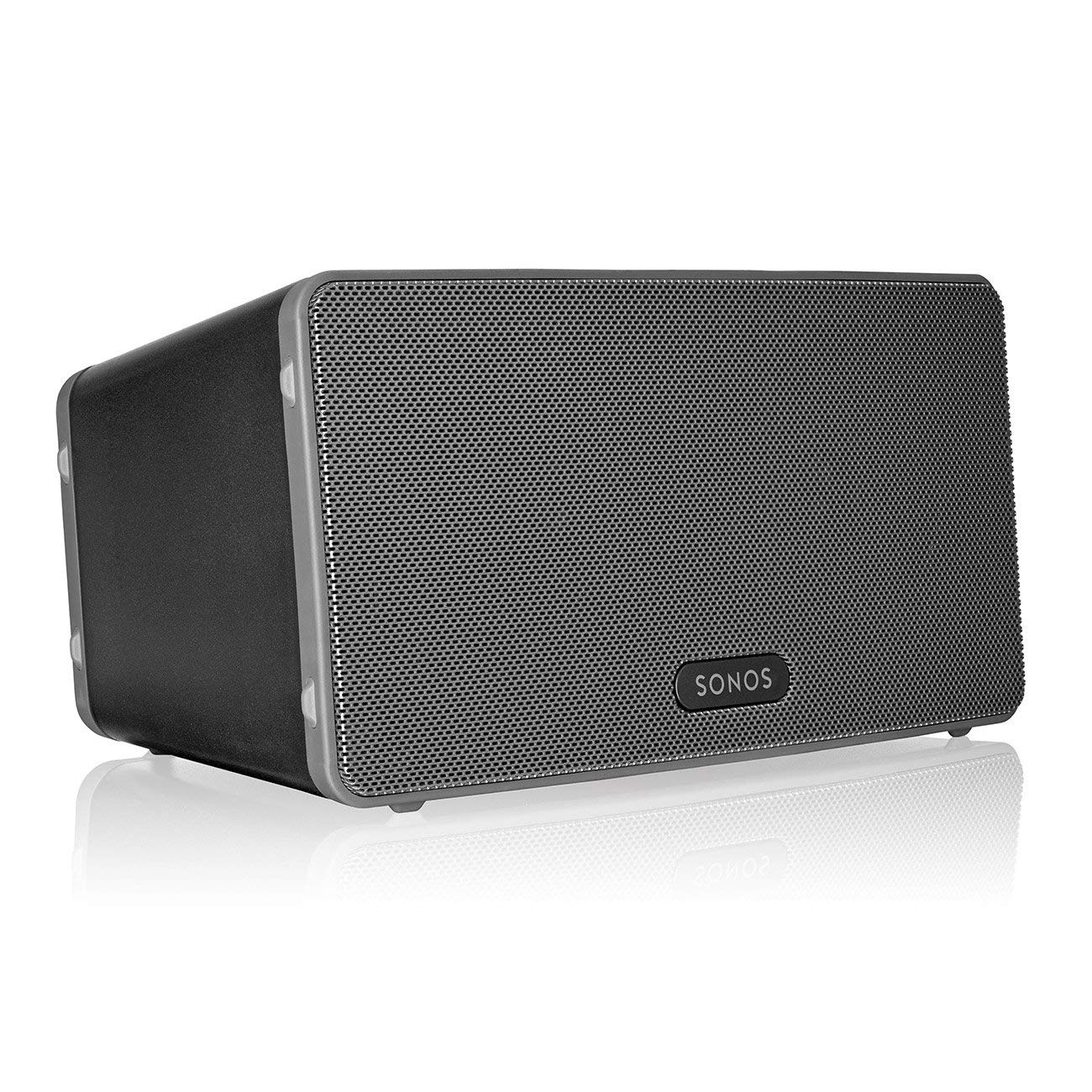 Sonos Play:3 – Mid-Sized Wireless Smart Home Speaker for Streaming Music, Amazon certified and works with Alexa. (Black)