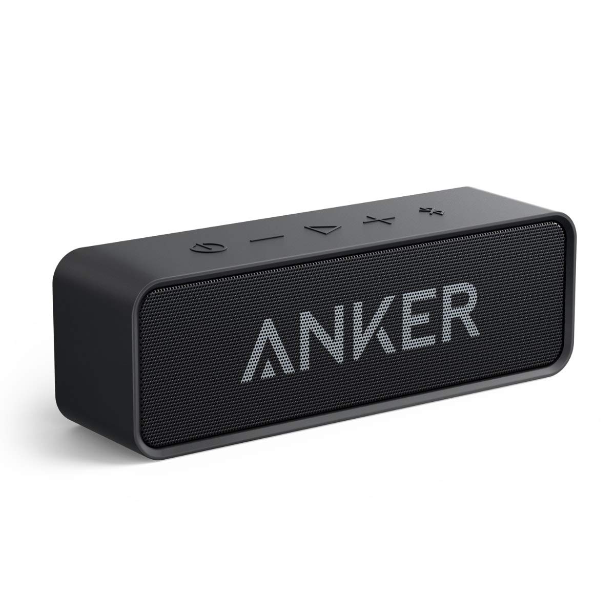 Anker SoundCore 24-Hour Playtime Bluetooth Speaker with Loud 10W Stereo Sound, Rich Bass, 66 ft Bluetooth Range, Built-in Mic. Portable Wireless Speaker for iPhone, Samsung, and More
