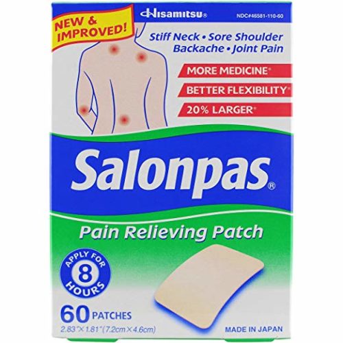 Salonpas Pain Relieving Patches, Pack of 60 