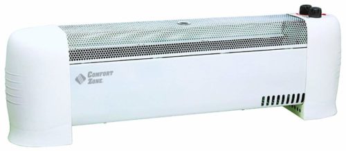 Comfort Zone Heater Convection Baseboard, White - Portable Baseboard Heaters