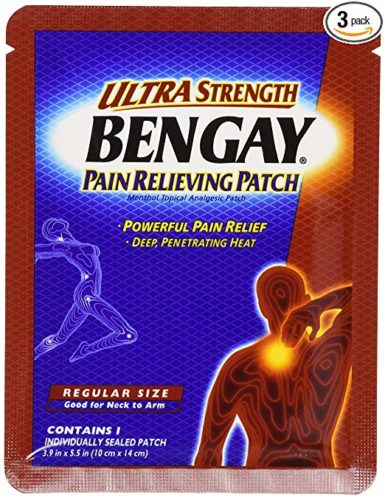 BENGAY Pain Relieving Patches Ultra Strength Regular
