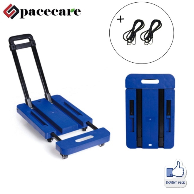 SPACECARE Folding Luggage Cart Portable Hand Truck