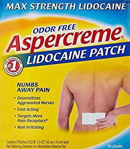  Aspercreme Max Strength Pain Relieving Lidocaine Patch