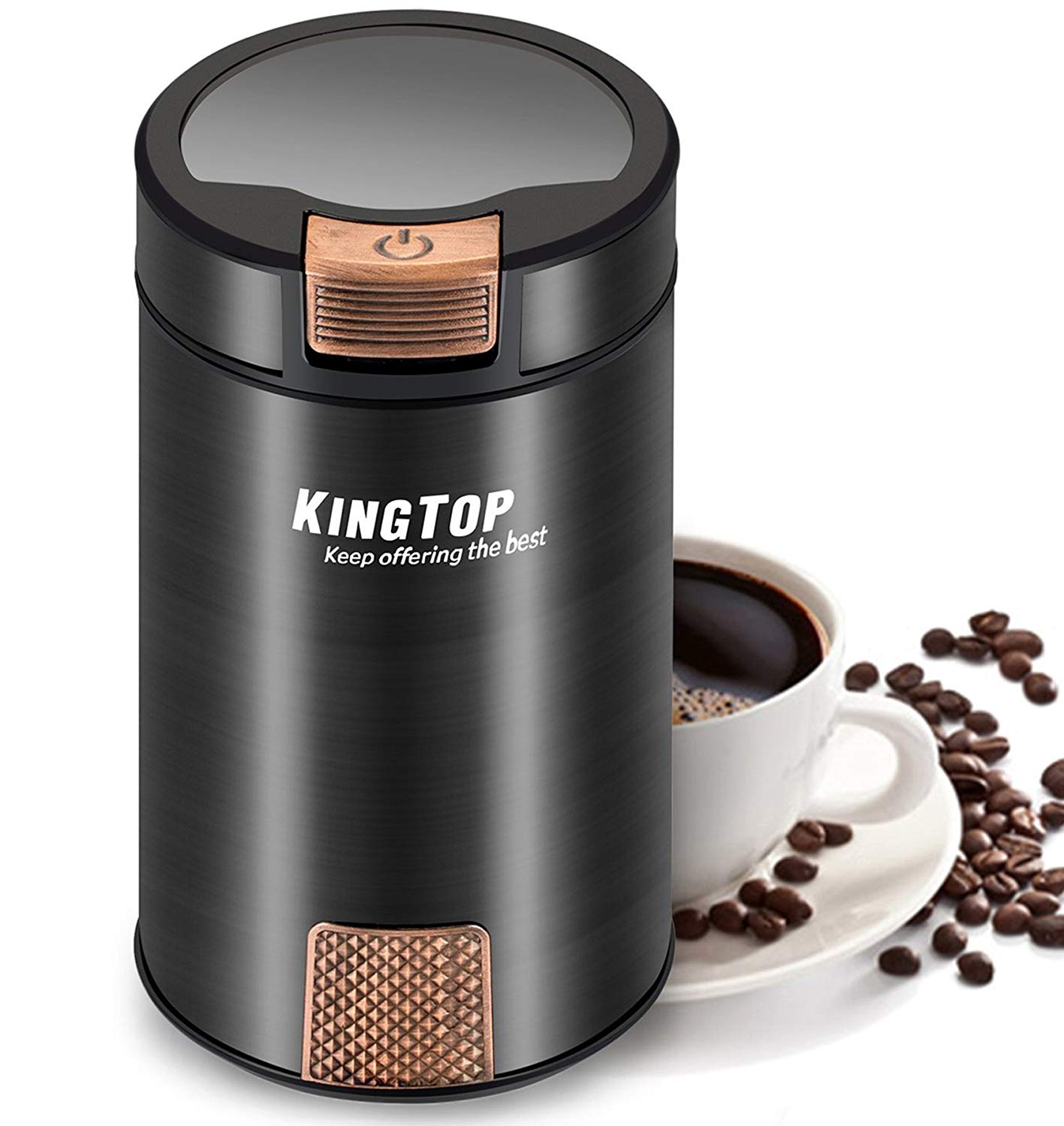  Coffee Grinder Electric 200W KINGTOP Fresh-Grind Coffee Bean Grinder 