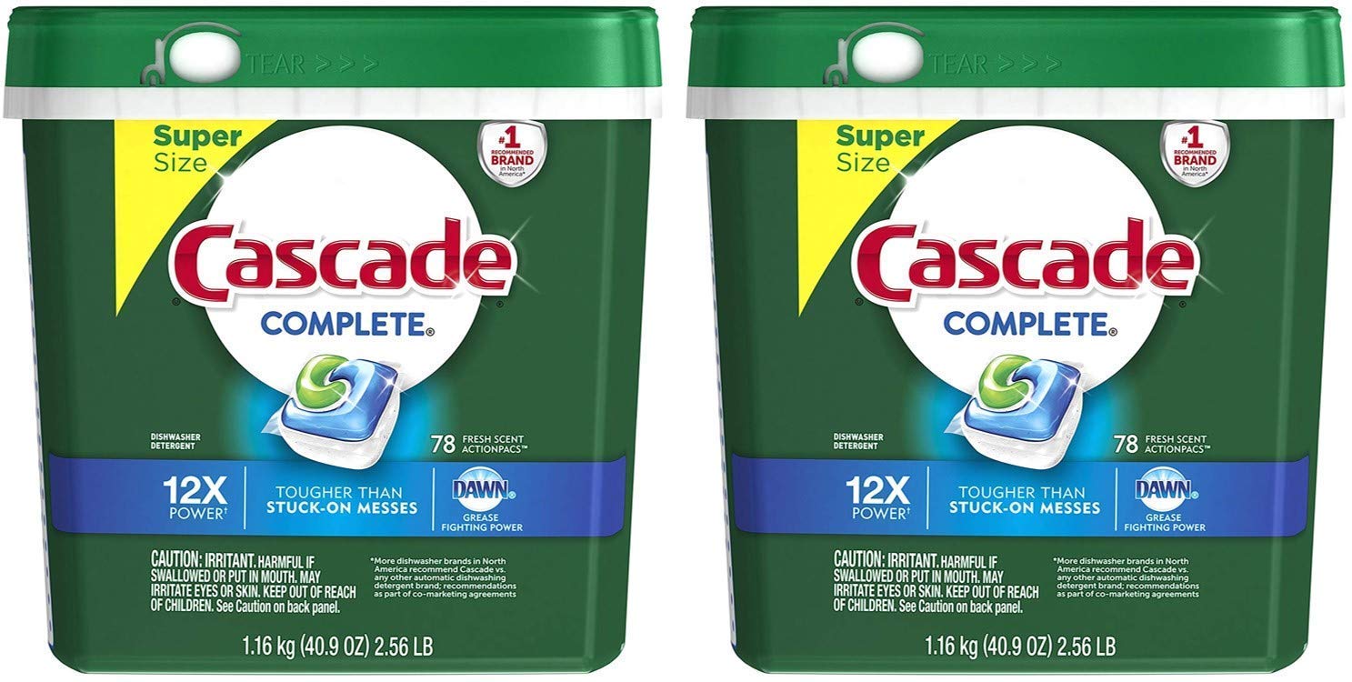 Cascade Complete ActionPacs Dishwasher Detergent