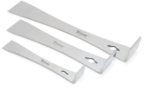  Titan Tools 17007 3-Piece Pry Bar and Scraper Set 