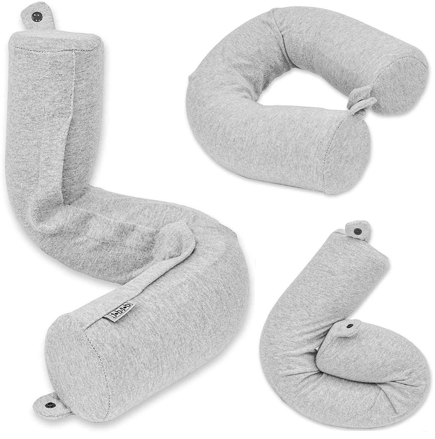 Twist Memory Foam Travel Pillow for Neck, Chin, Lumbar and Leg Support 
