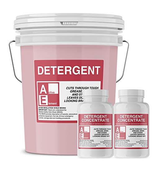 Commercial Dishwasher Detergent, Makes one 5-gallon pail 