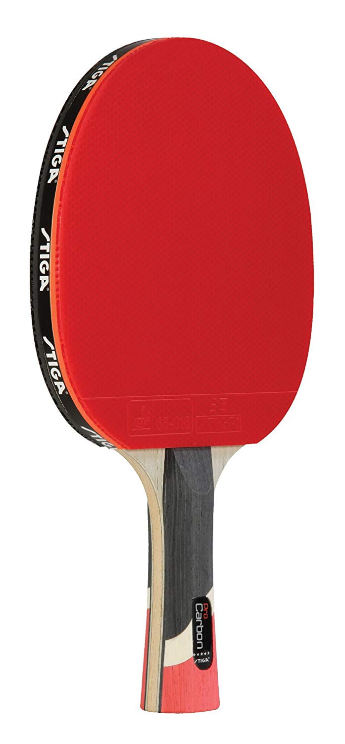 STIGA Pro Carbon Performance-Level Table Tennis Racket with Carbon Technology for Tournament Play - ping pong paddles