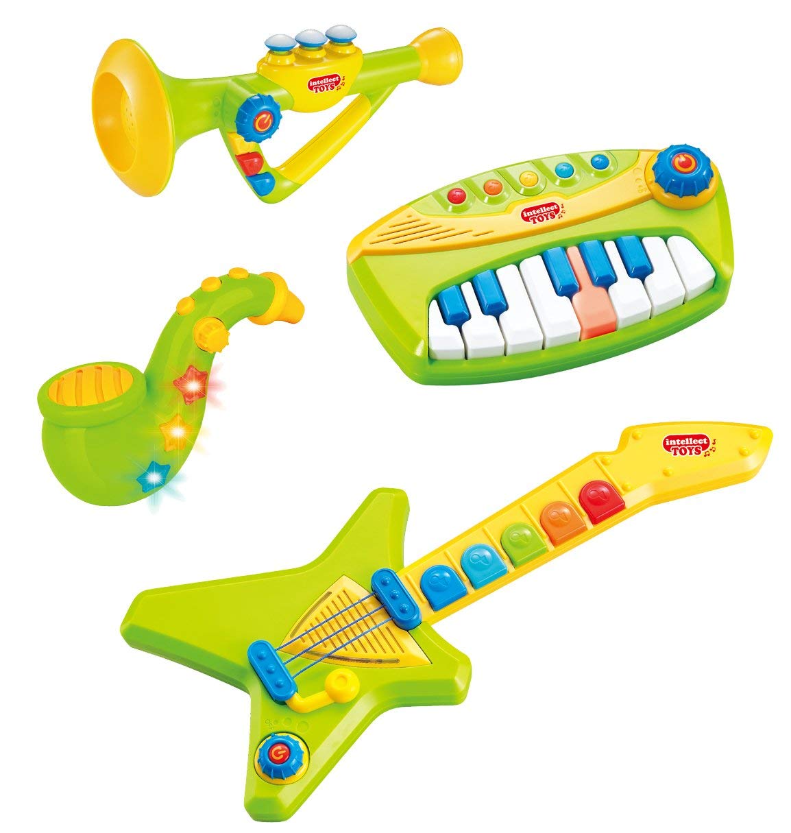 Liberty Imports 4-Piece Band Musical Toy Instruments Playset