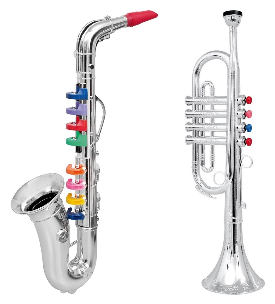 Click n' Play Set of 2 Musical Wind Instruments