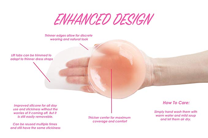 7. Silicone Reusable Instant Breast Lift Nipple 