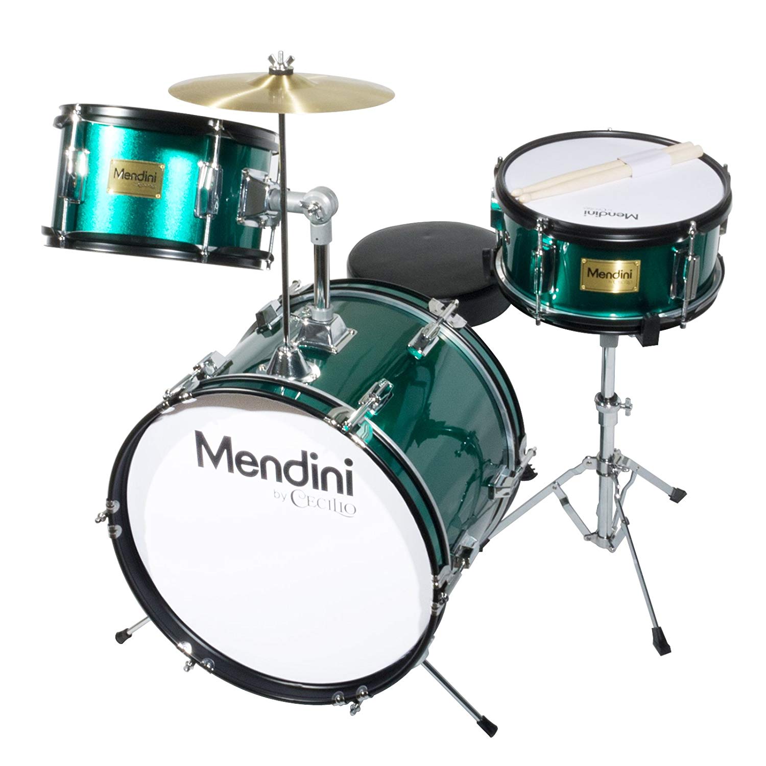 Mendini by Cecilio 16 inch 3-Piece Kids/Junior Drum Set 