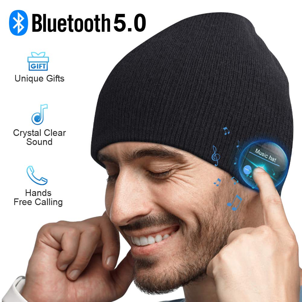 Bluetooth Beanie, Mens Gifts, Bluetooth Hat, Bluetooth Beanie Hat 