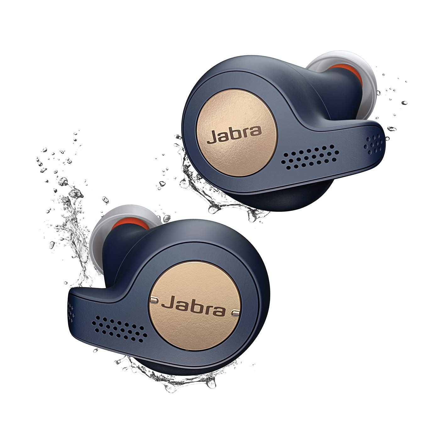 Jabra Elite Active 65t Alexa Enabled True Wireless Sports Earbuds with Charging Case – Copper Blue