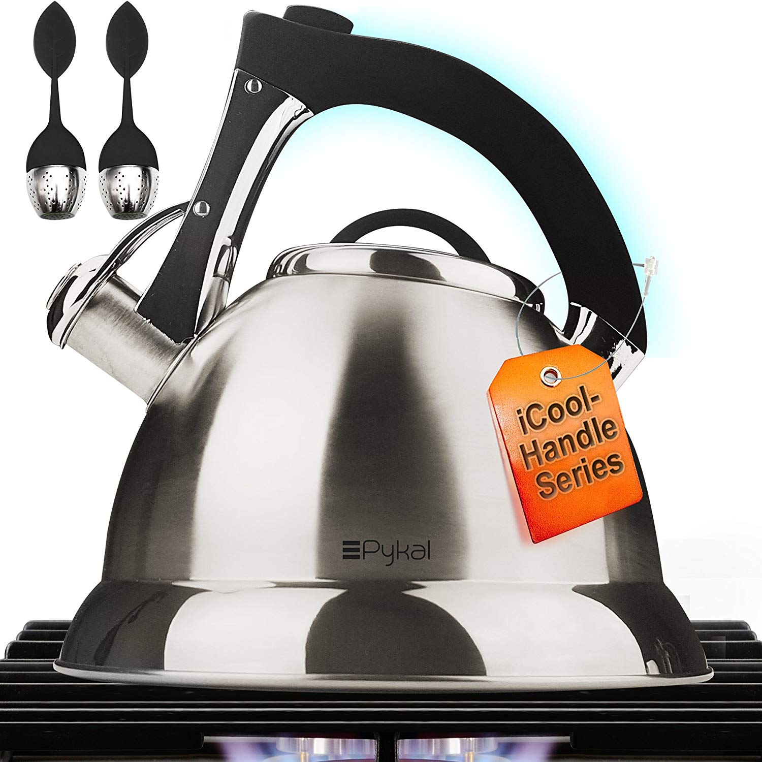 Pykal Whistling Tea Kettle with iCool 
