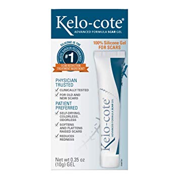 Kelo-cote Advanced Formula Scar Gel, Improves The Appearance of Old & New Scars, 10g