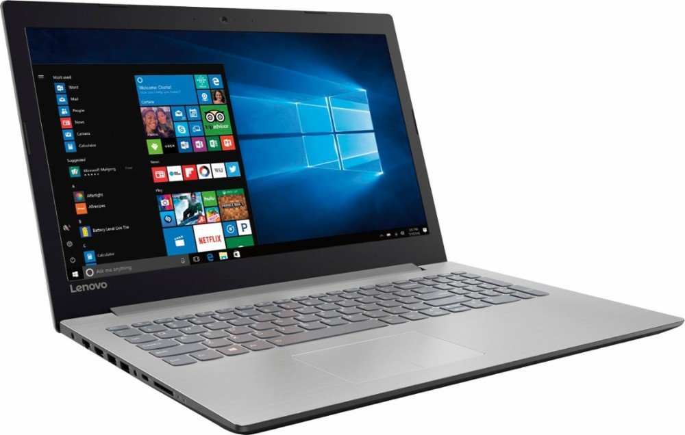 Lenovo Ideapad 15.6" HD High-Performance Laptop, AMD A12-9720P Quad-core processor 2.7GHz, 8GB DDR4, 1TB HDD, DVD, Webcam, WiFi, Bluetooth, Windows 10, Platinum gray