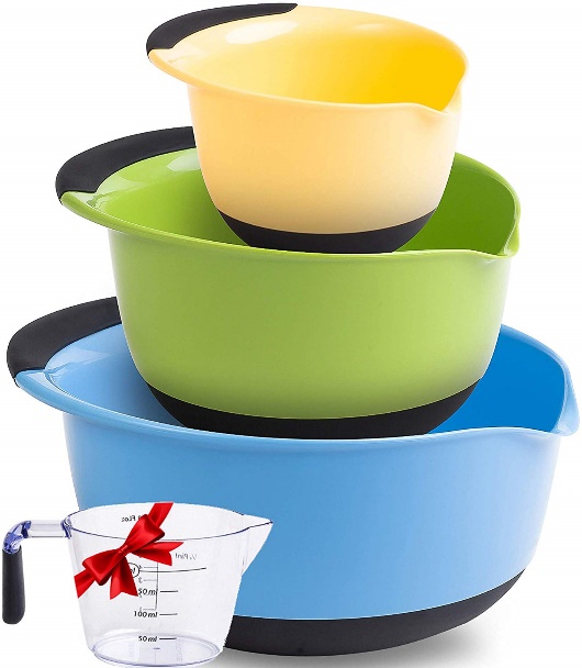 Mixing Bowls: Premium Plastic Mixing Bowls