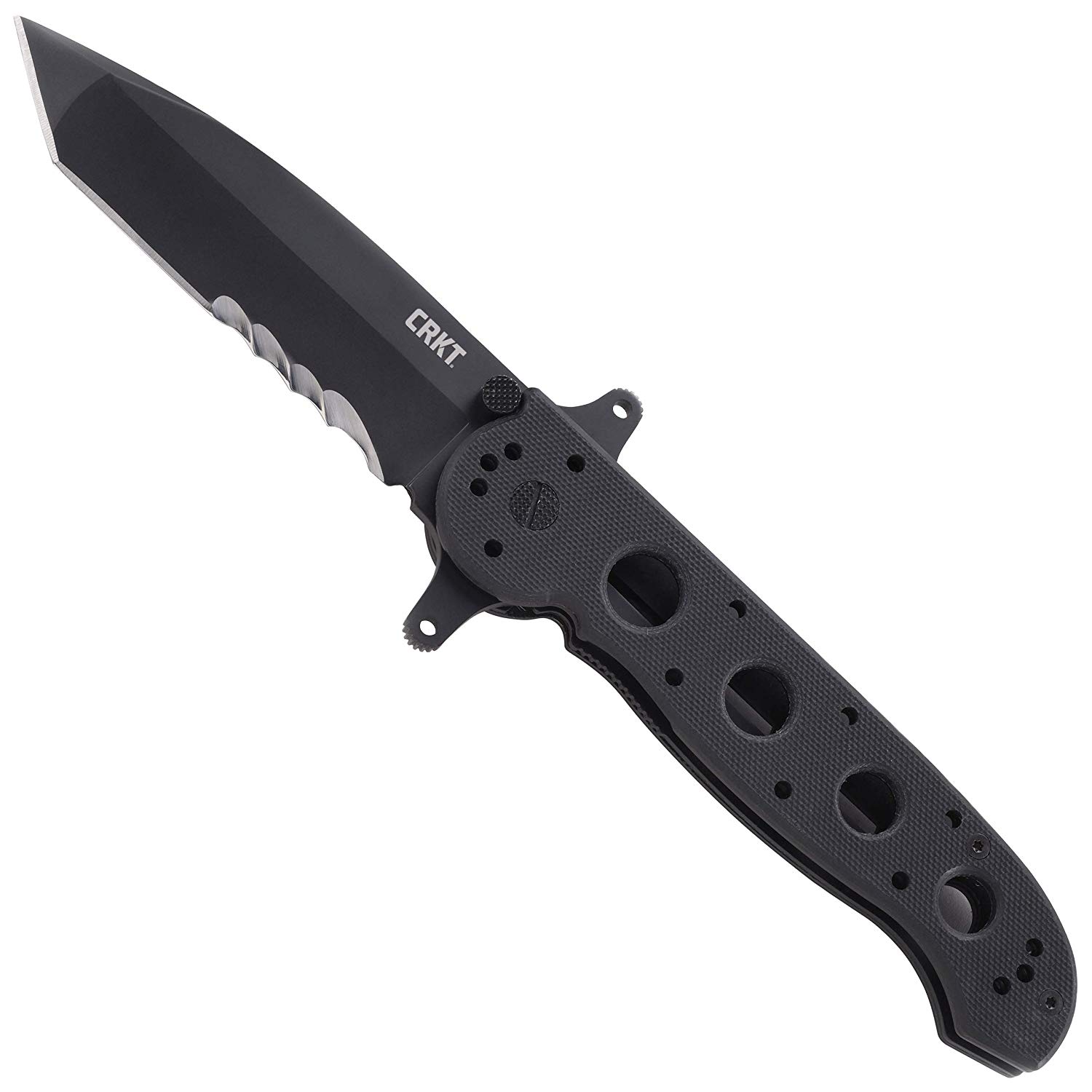 CRKT Titanium Nitride Blade M16 Big Dog Special Forces Foldable Knife - Automatic Knives