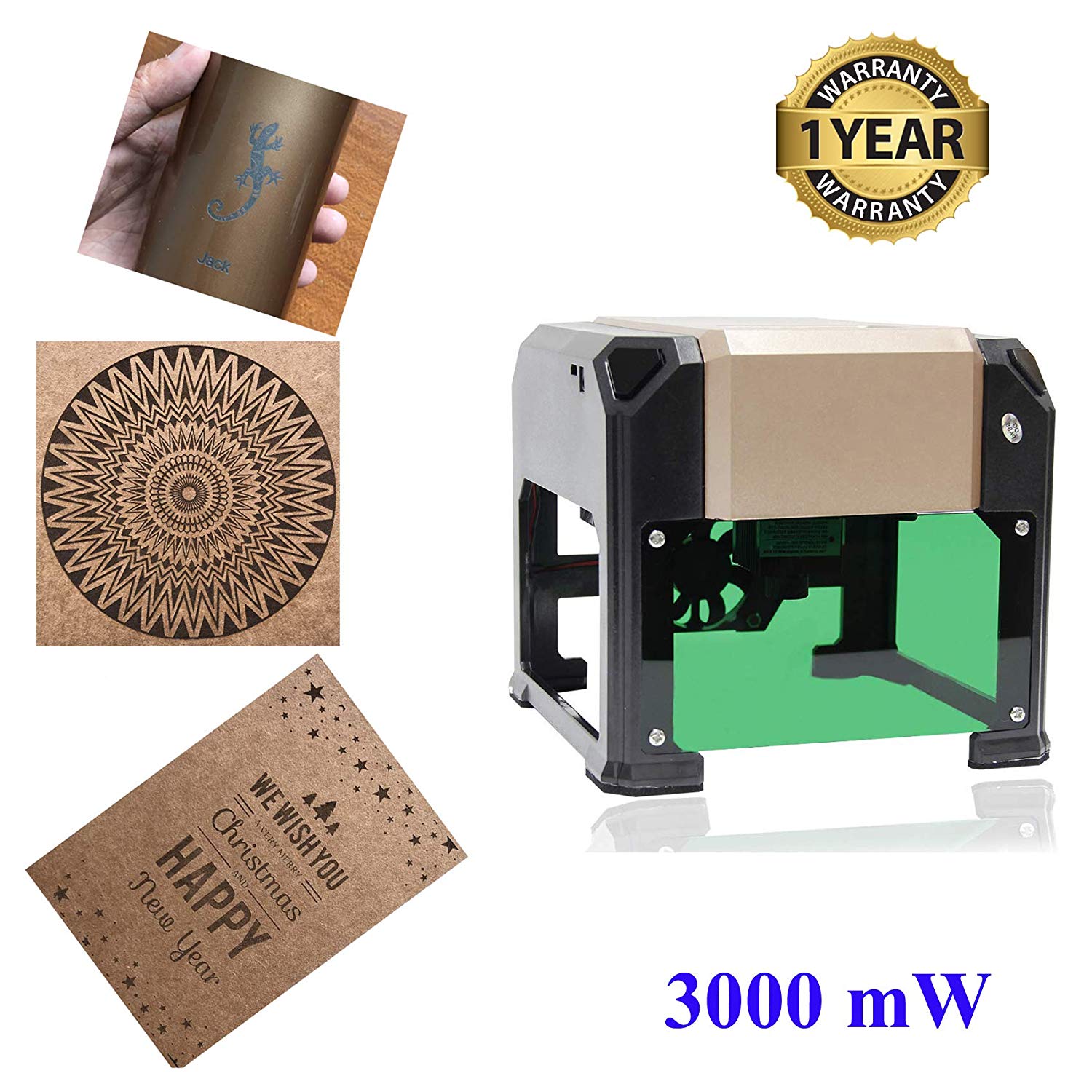 Laser Engraver Machine, Laser Engraving Machine 3000mW 
