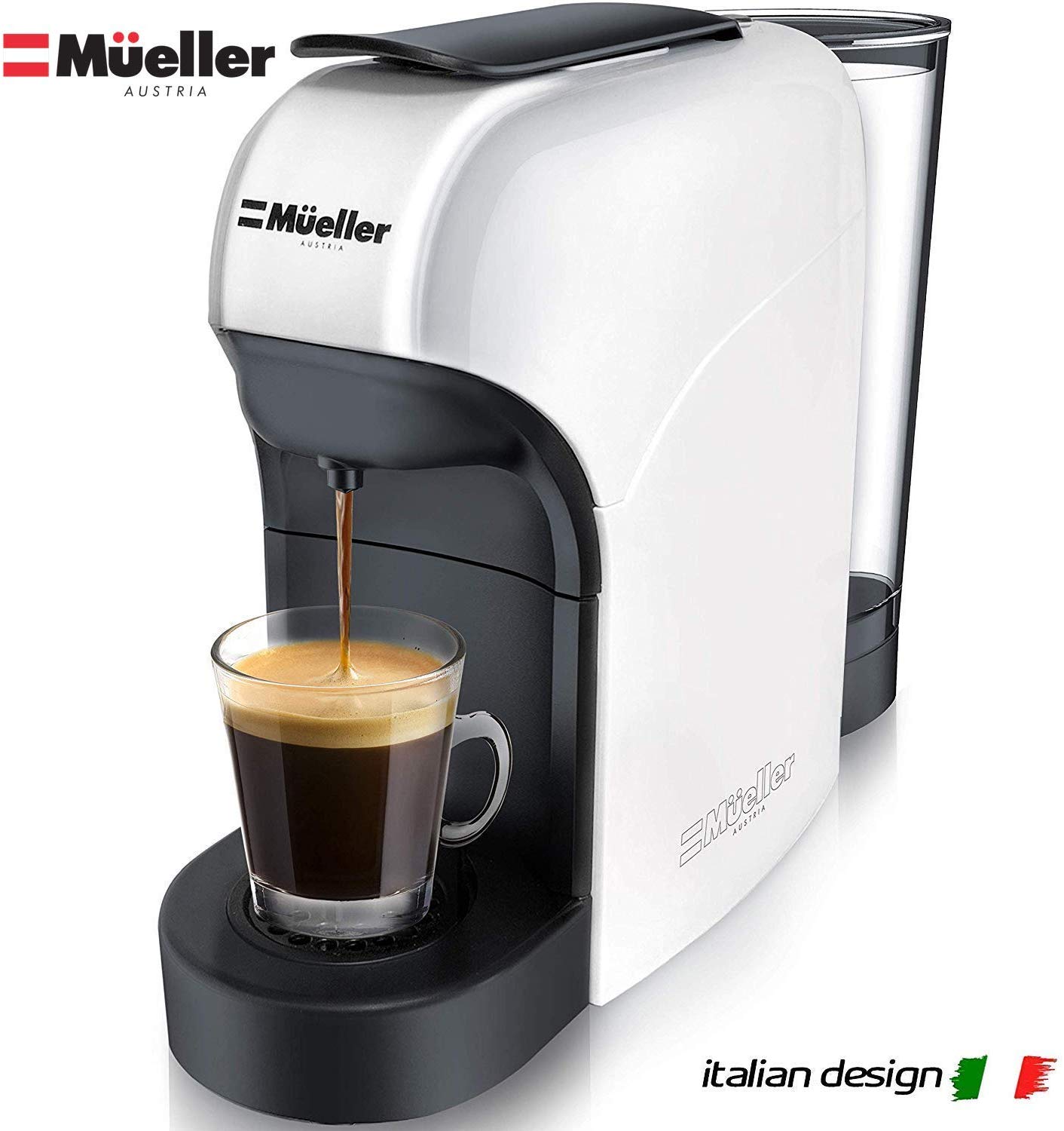 Mueller Espresso Machine for Nespresso Compatible Capsule, Premium Italian 20 Bar High Pressure Pump, 25s Fast Heating with Energy Saving System,...