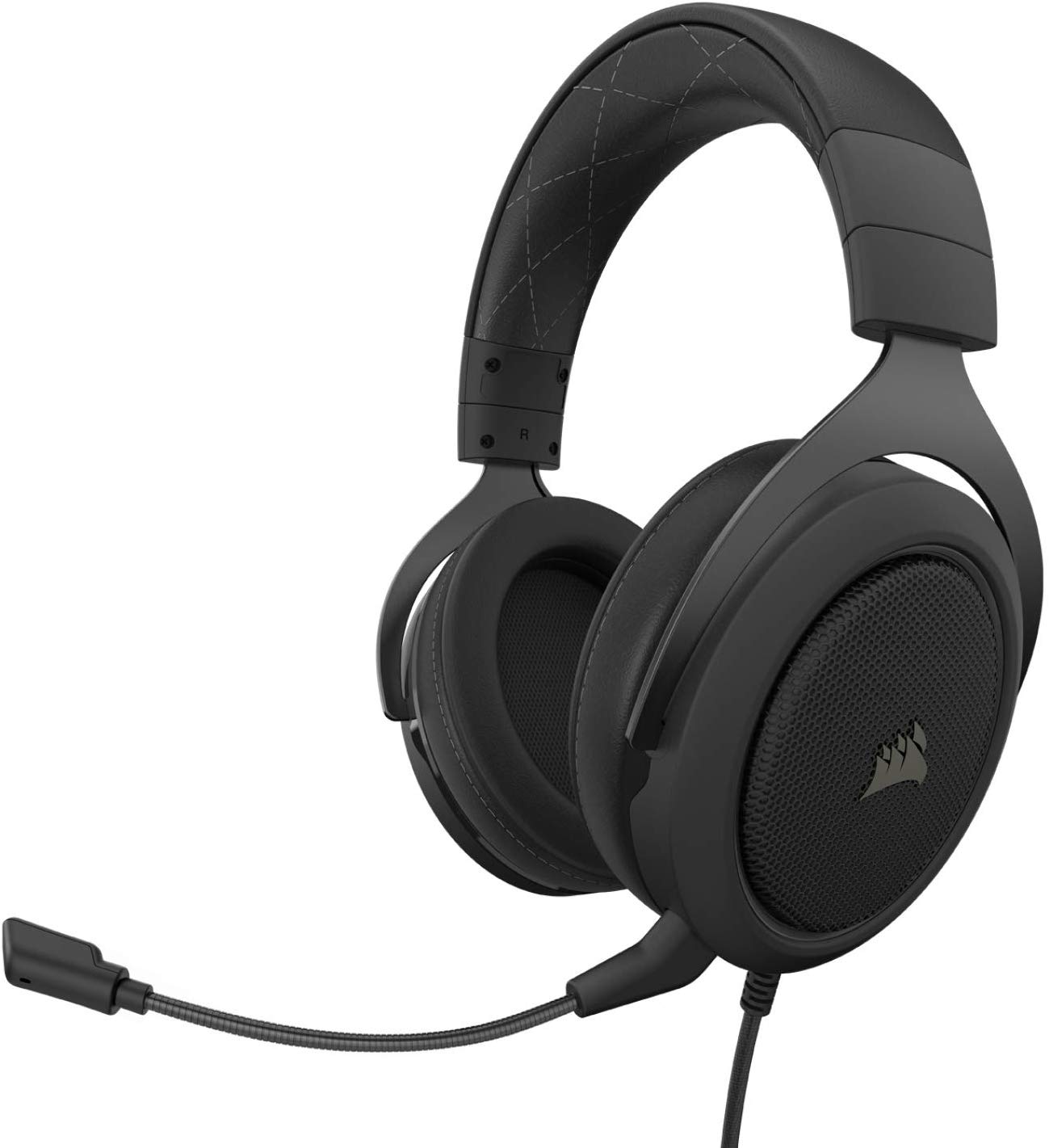 Corsair HS60 – 7.1 Virtual Surround Sound PC Gaming Headset w/USB DAC - Discord Certified Headphones – Compatible with Xbox One, PS4, and...