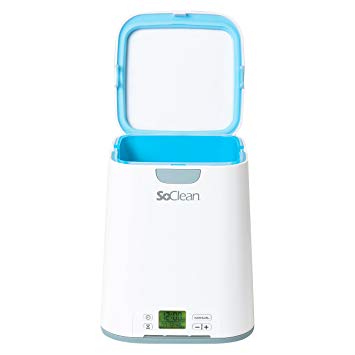 SoClean 2 CPAP Equipment Cleaner and Sanitizer, Destroys 99.9 Percent of CPAP Germs, Bacteria, and Other Pathogens, Automated Sanitizing After One-Time Set Up, Adapters Sold Separately