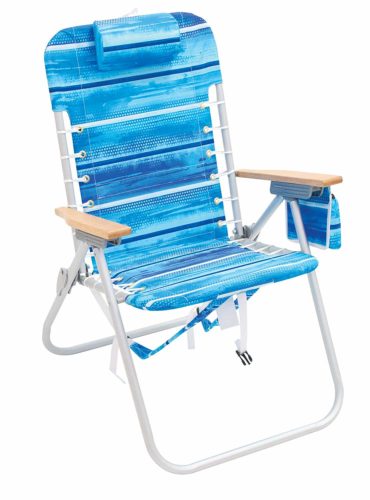 RIO Gear 4-Position Hi-Boy Backpack Beach Chair - Stripe